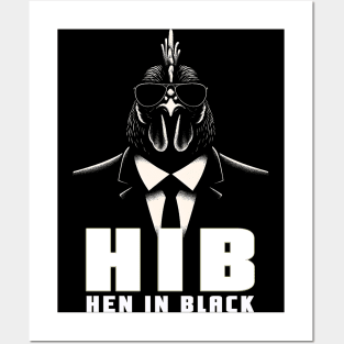 Hen in Black Posters and Art